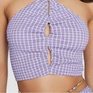 Brand New Purple Halter Top